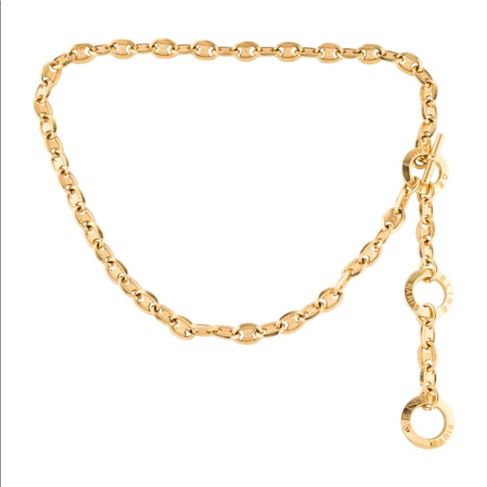 Vintage Céline gold chain belt